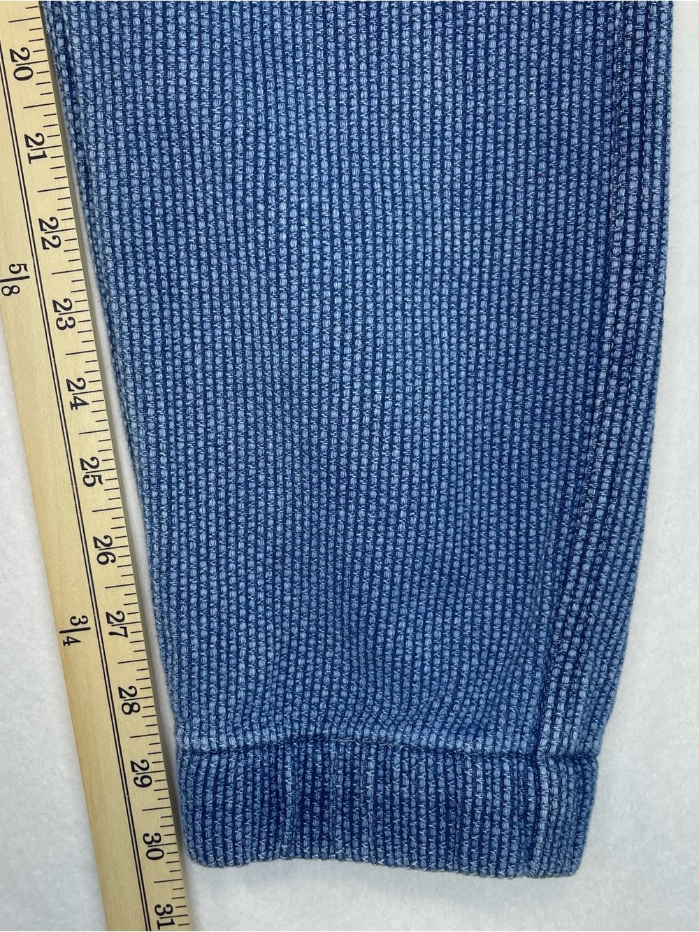 Taylor Stitch The Apres Pant Mens Medium Blue Indigo Sashiko Embroidered NWT - Picture 7 of 9